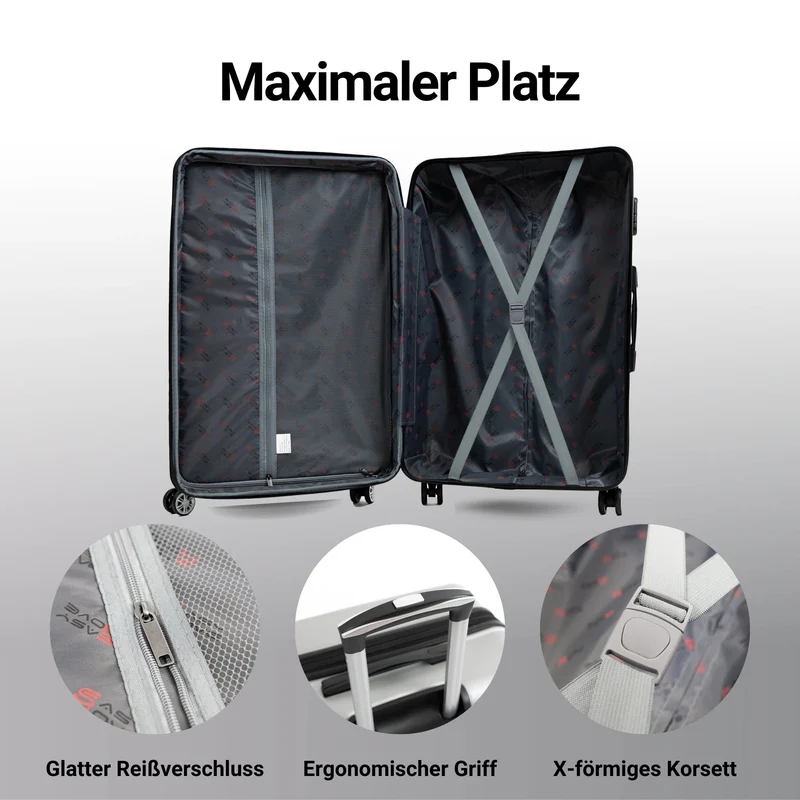 Flair 088 - Reisekoffer Set Hartschale
