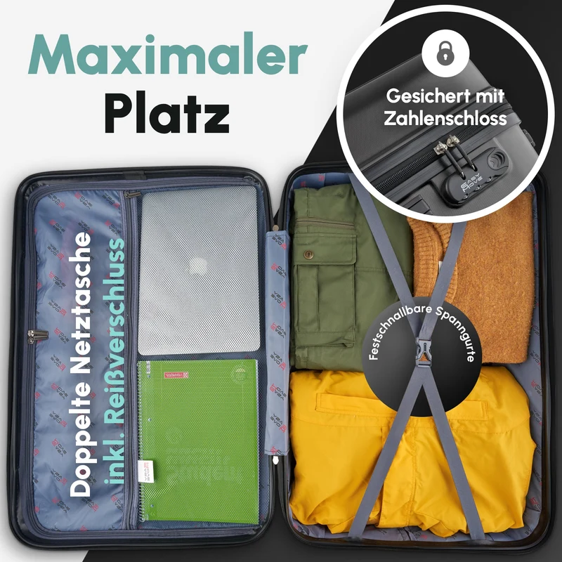 ACE 026 – Reisekoffer Set Hartschale