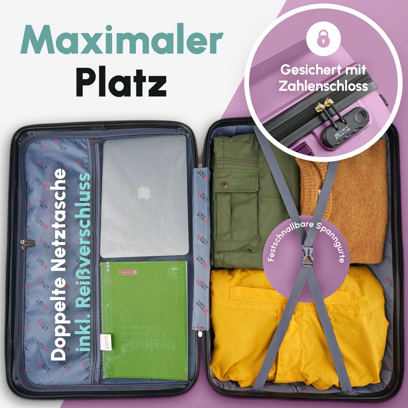 ACE 026 – Reisekoffer Set Hartschale