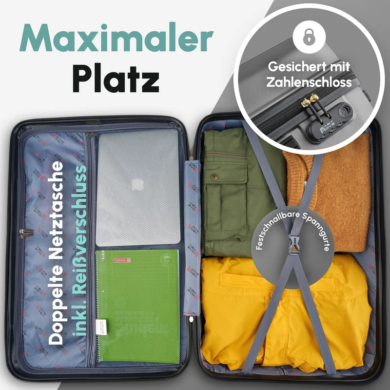 ACE 026 – Reisekoffer Set Hartschale