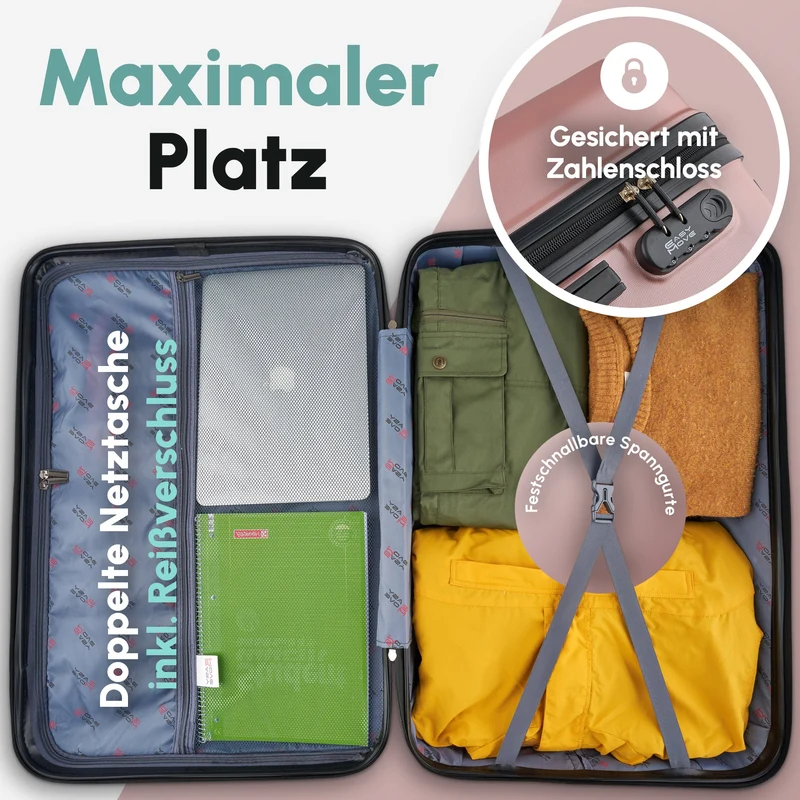 ACE 026 – Reisekoffer Set Hartschale