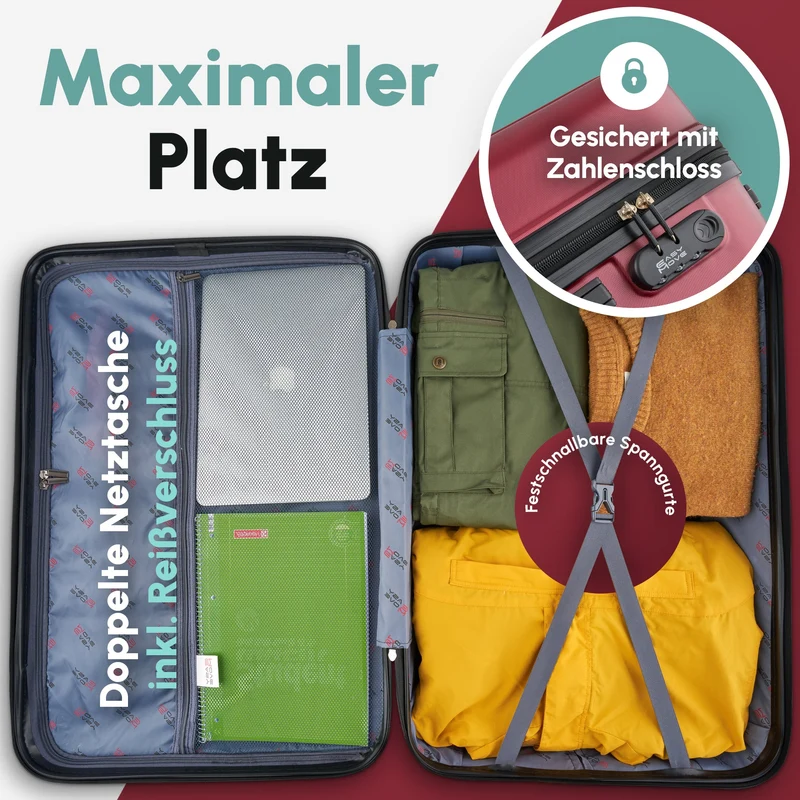 ACE 026 – Reisekoffer Set Hartschale