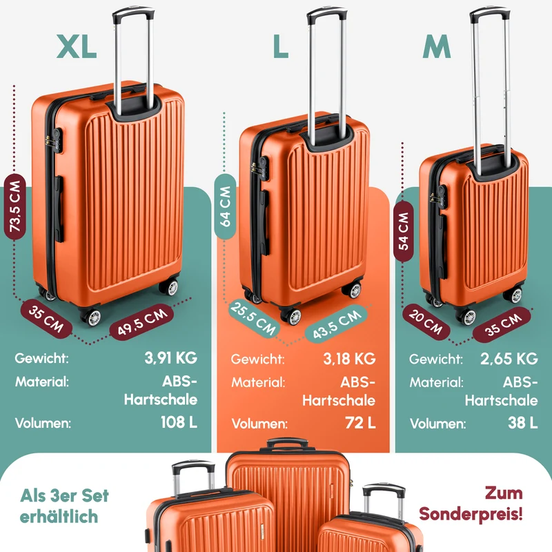 ACE 026 - Reisekoffer Hartschale