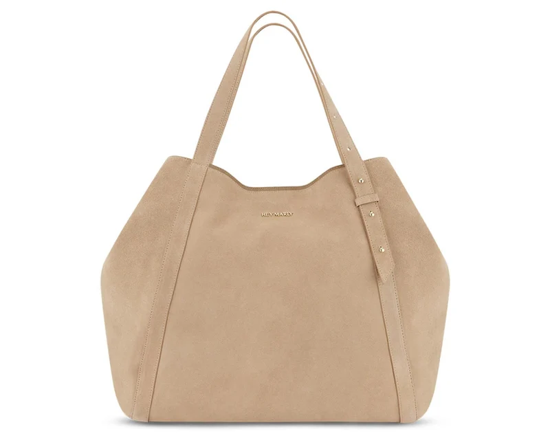 Hey Marly Shoppertasche Pretty Wonder Suede L - Sand