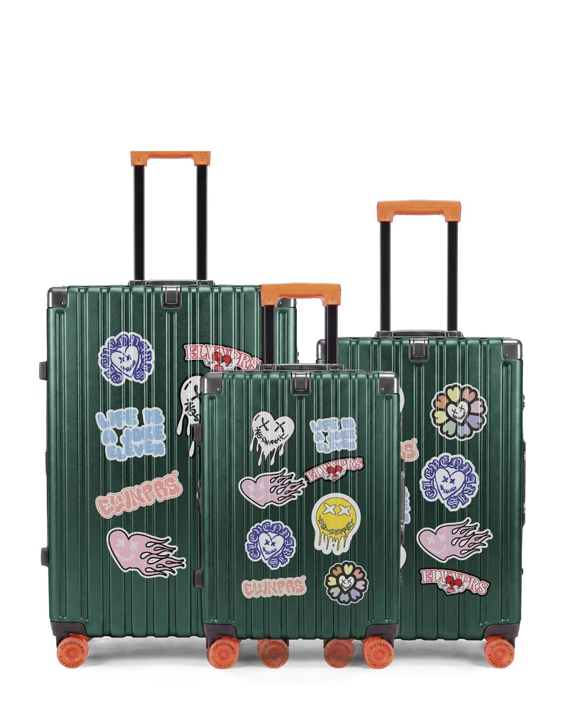 3er-Pack Hartschalenkoffer: Großer Koffer, mittelgroßer Koffer und Handgepäck LUGERS