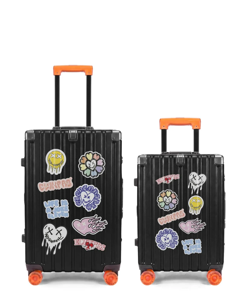 2er-Pack Hartschalenkoffer: Mittelgroßer Koffer und Handgepäck XS LUGERS