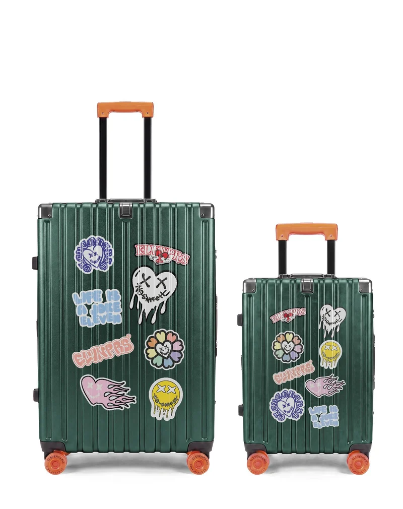 2er-Pack Hartschalenkoffer: Großer Koffer und Handgepäck XS LUGERS