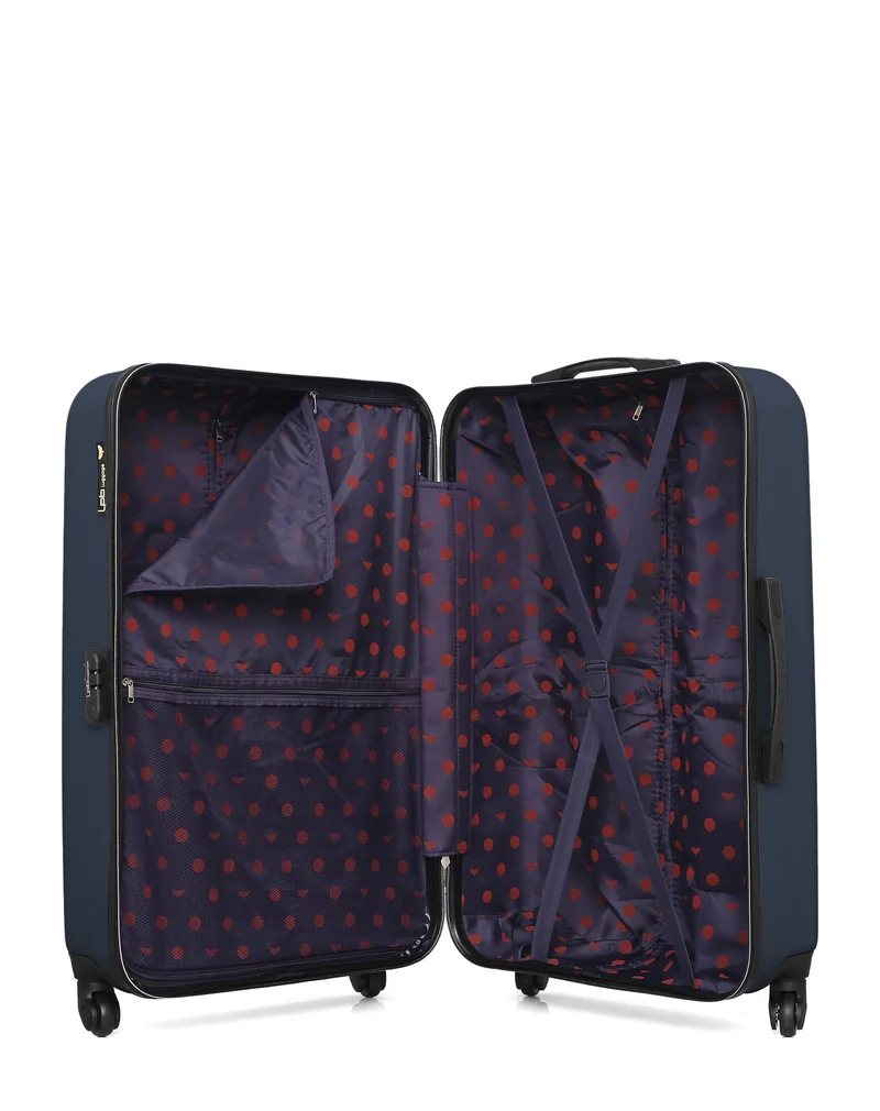 2er-Pack Hartschalenkoffer: Großer Koffer und Handgepäck XXS ELEONOR