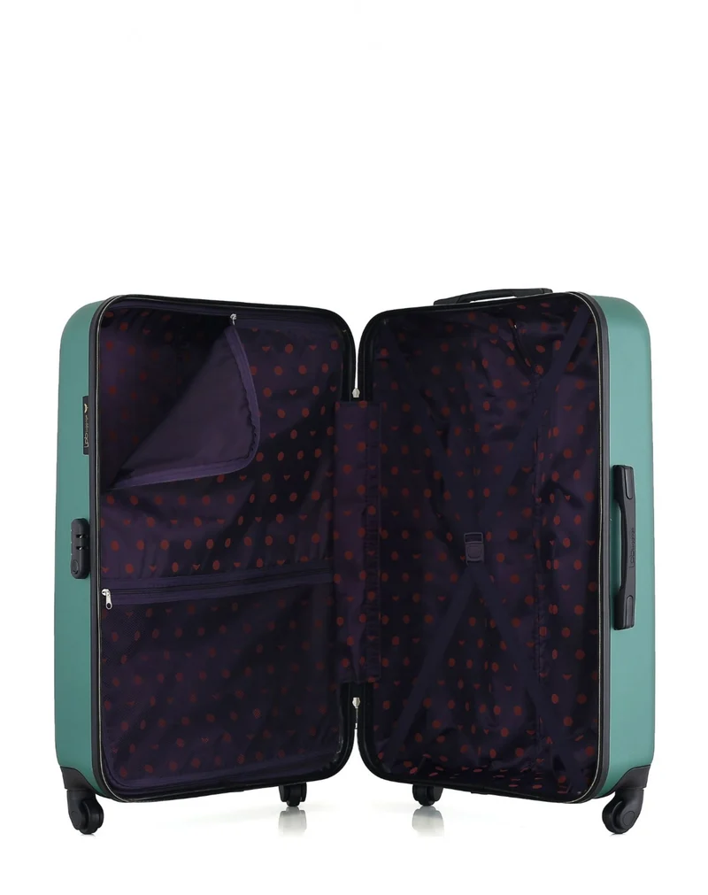LPB LUGGAGE - 2er-Pack – Großer Koffer und Handgepäck ELEONOR