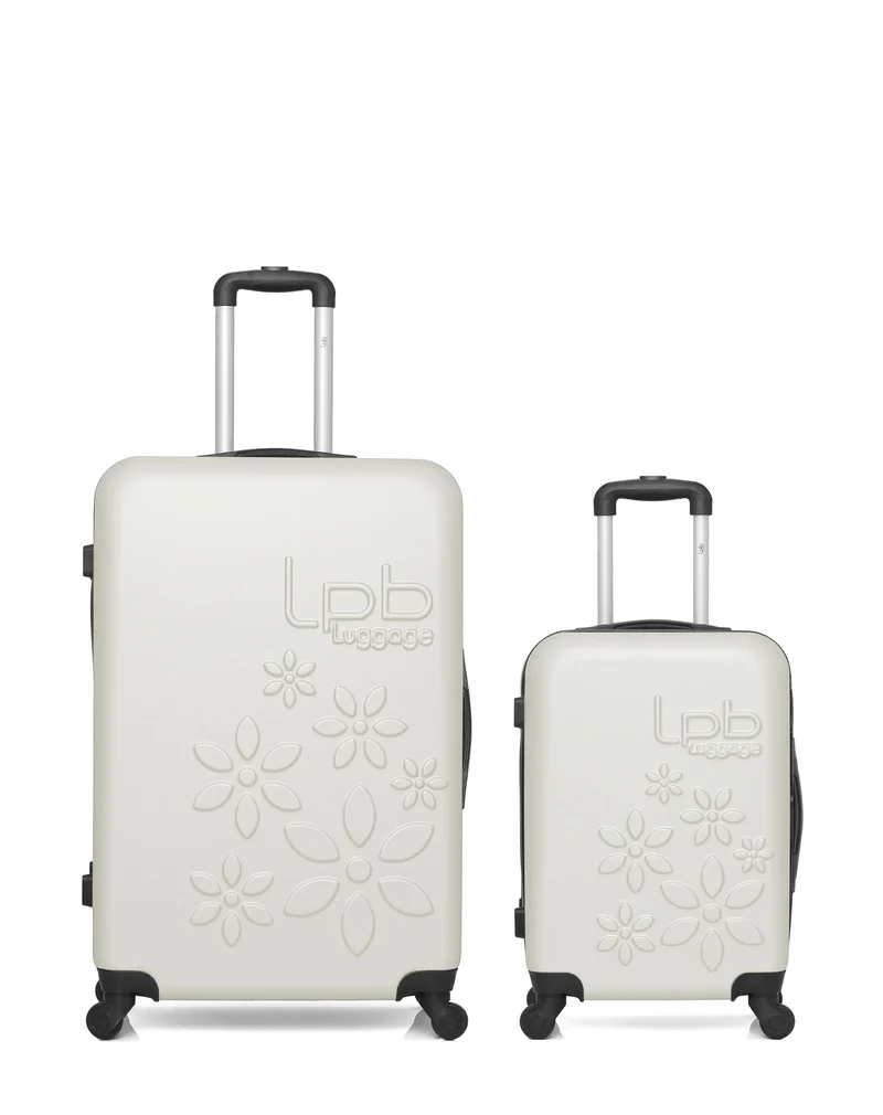 LPB LUGGAGE - 2er-Pack – Großer Koffer und Handgepäck ELEONOR
