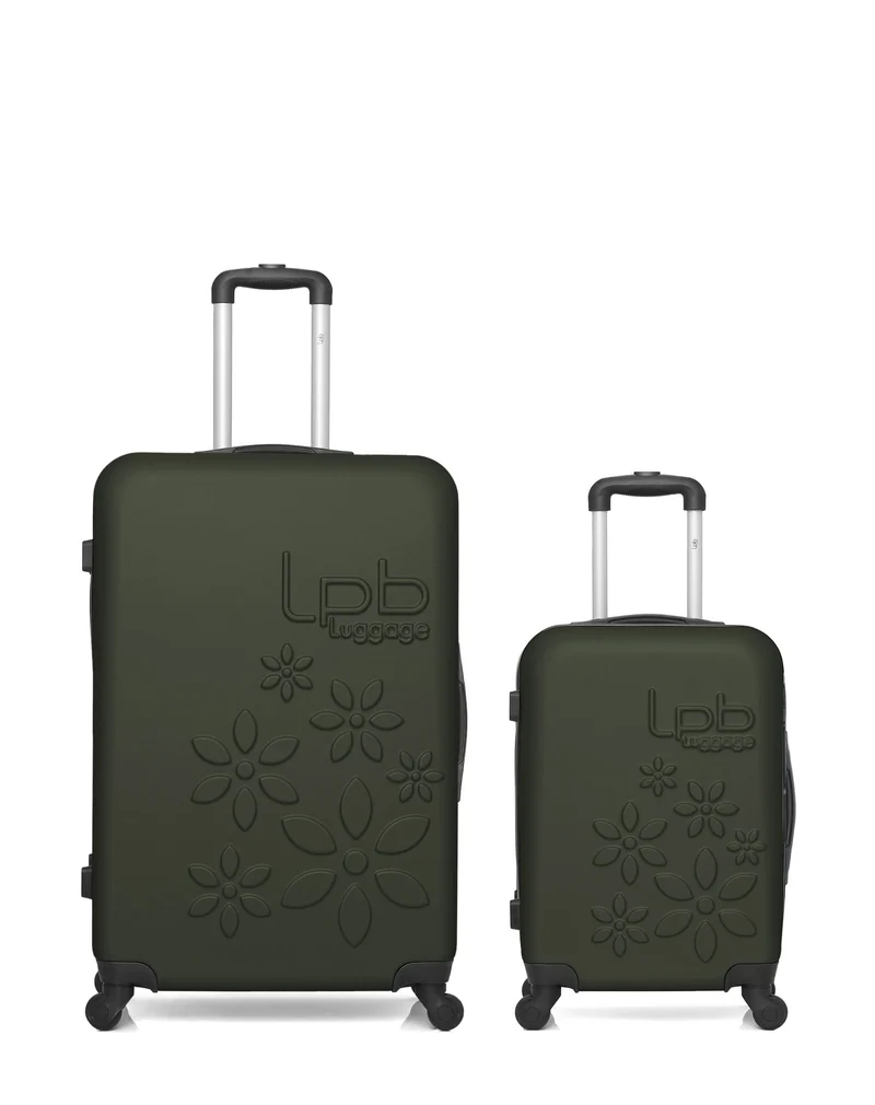 LPB LUGGAGE - 2er-Pack – Großer Koffer und Handgepäck ELEONOR