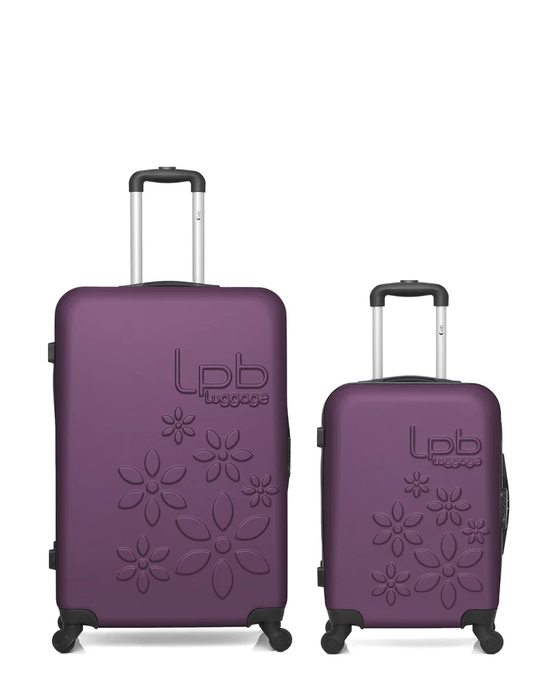LPB LUGGAGE - 2er-Pack – Großer Koffer und Handgepäck ELEONOR