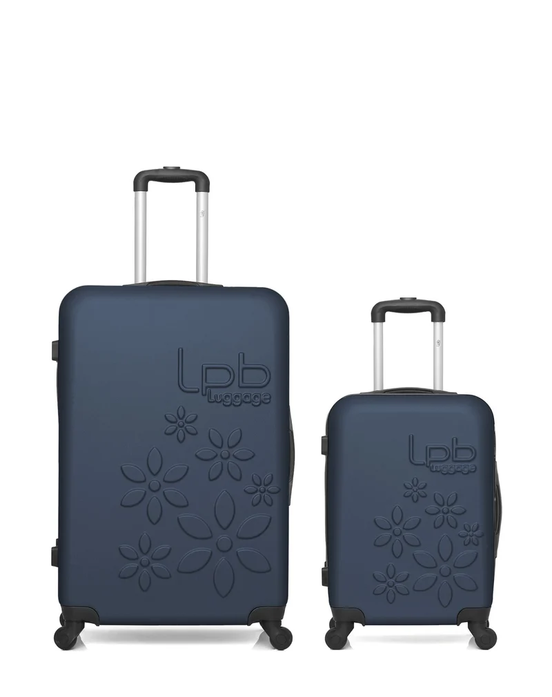 LPB LUGGAGE - 2er-Pack – Großer Koffer und Handgepäck ELEONOR