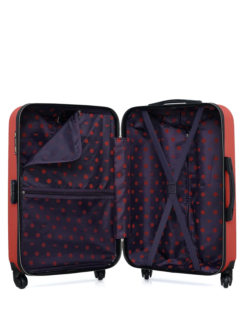 LPB LUGGAGE - 2er-Pack – Mittelgroßer Koffer und Handgepäck ELEONOR