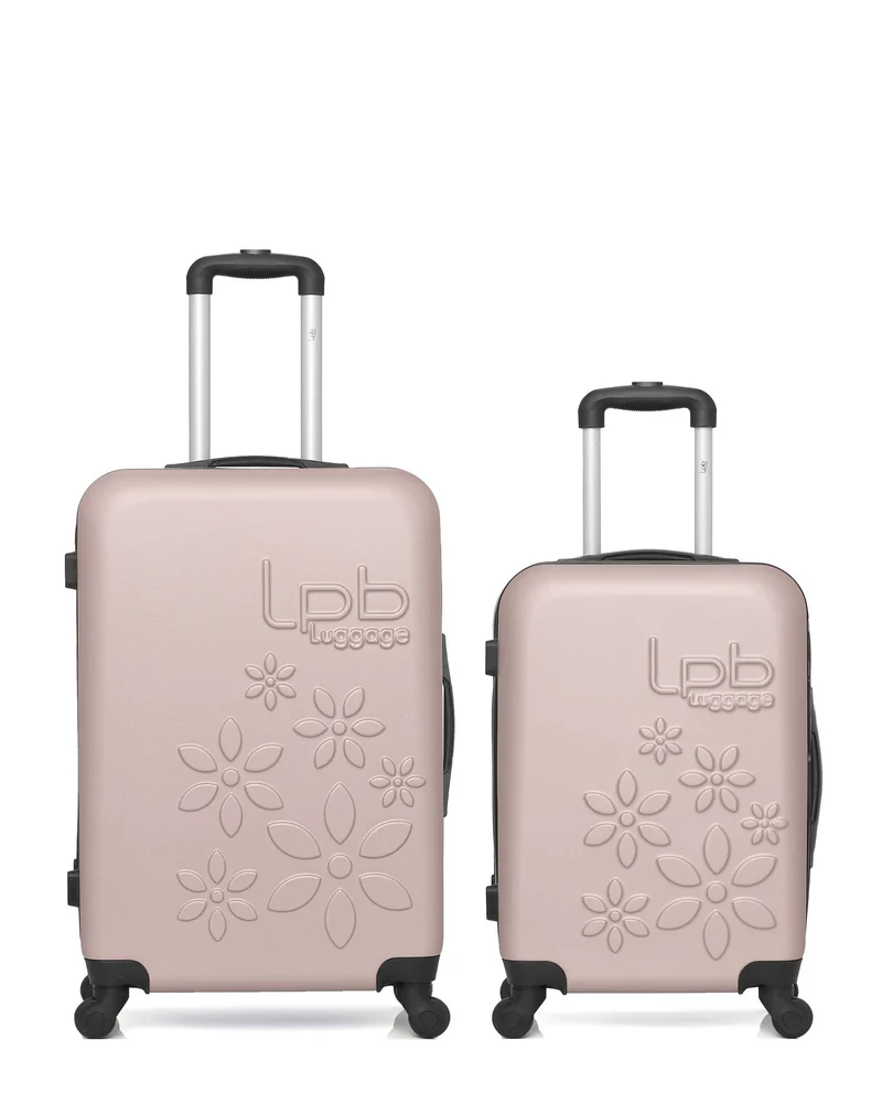 LPB LUGGAGE - 2er-Pack – Mittelgroßer Koffer und Handgepäck ELEONOR