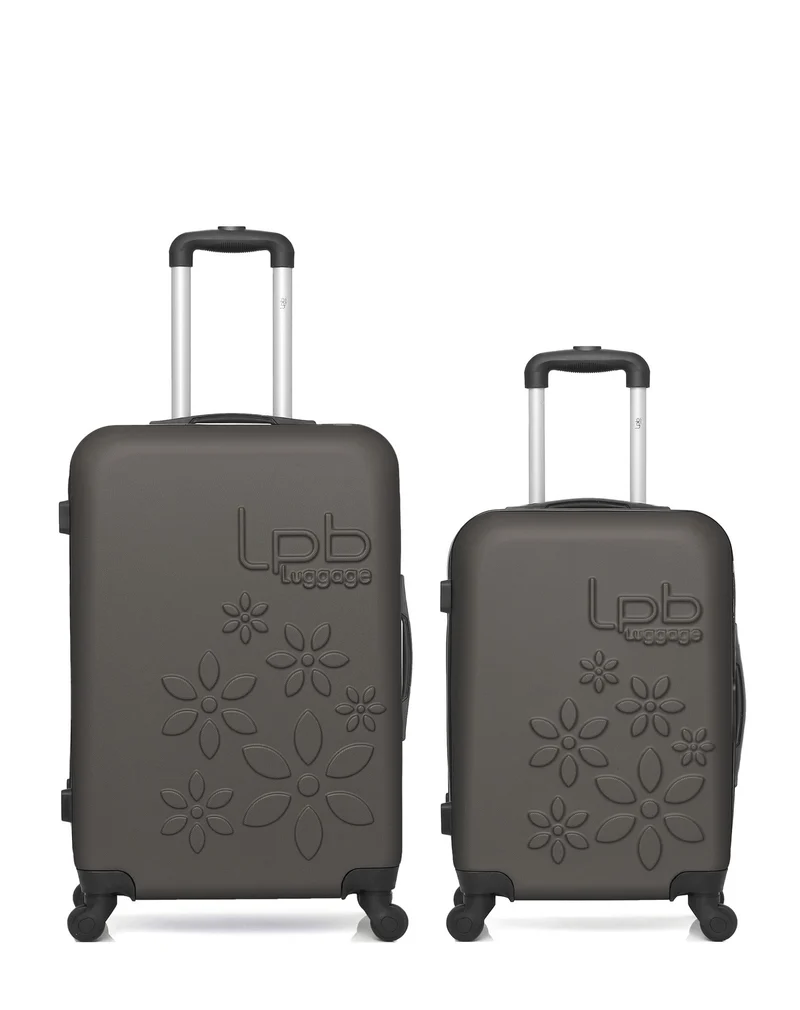 LPB LUGGAGE - 2er-Pack – Mittelgroßer Koffer und Handgepäck ELEONOR
