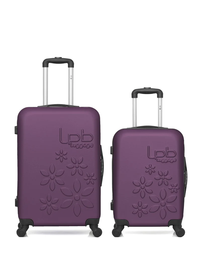 LPB LUGGAGE - 2er-Pack – Mittelgroßer Koffer und Handgepäck ELEONOR