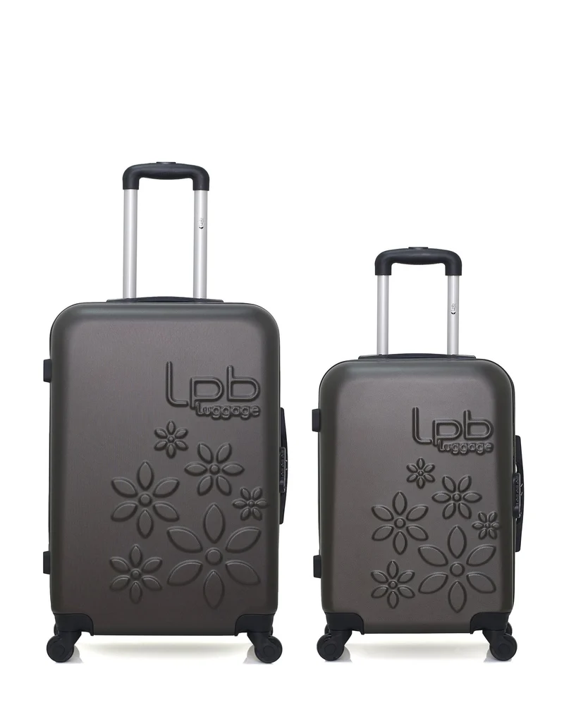 LPB LUGGAGE - 2er-Pack – Mittelgroßer Koffer und Handgepäck ELEONOR