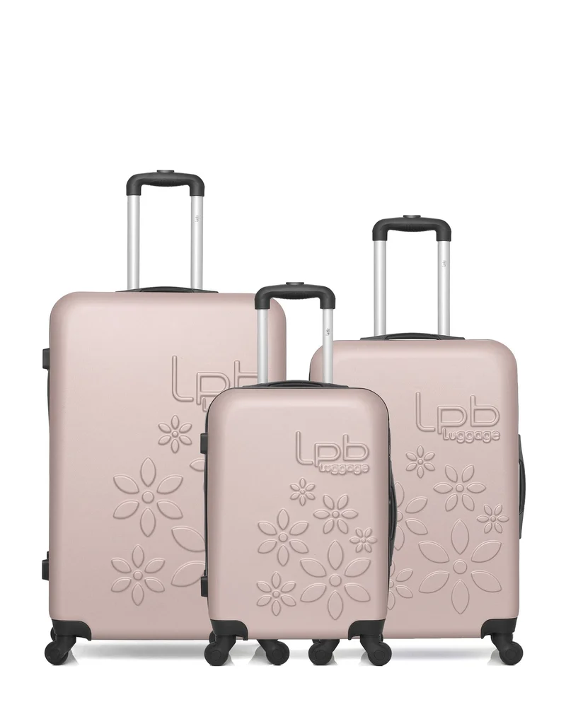 LPB LUGGAGE - 3er-Pack – Großer Koffer, mittelgroßer Koffer und Handgepäck ELEONOR