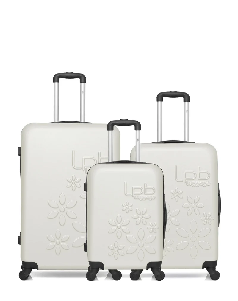 LPB LUGGAGE - 3er-Pack – Großer Koffer, mittelgroßer Koffer und Handgepäck ELEONOR