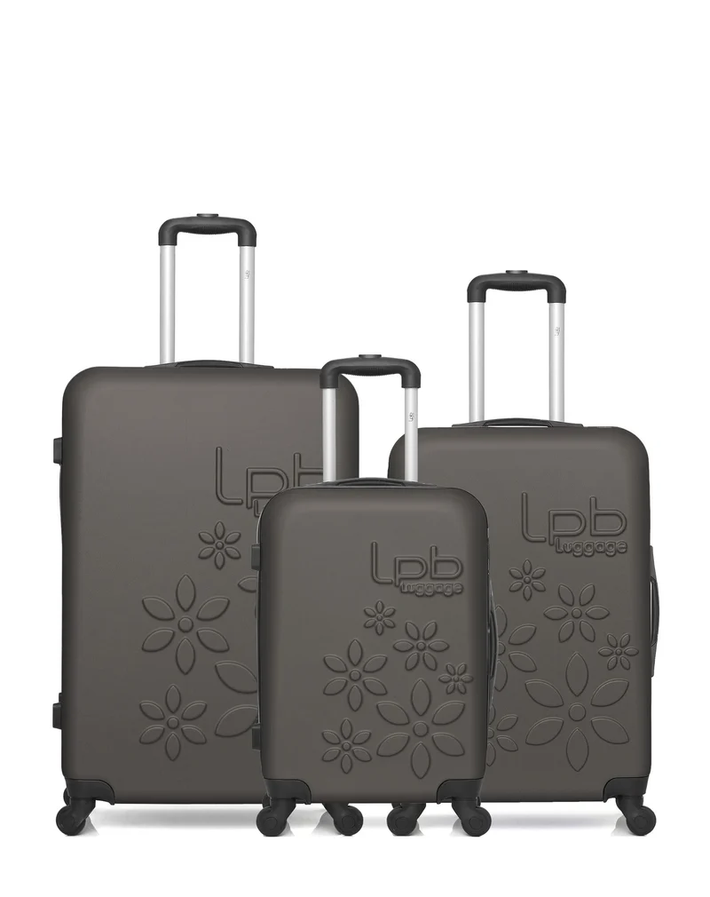 LPB LUGGAGE - 3er-Pack – Großer Koffer, mittelgroßer Koffer und Handgepäck ELEONOR