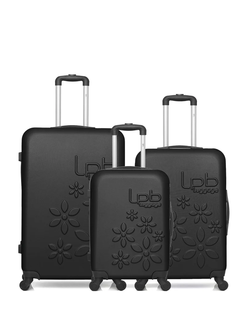 LPB LUGGAGE - 3er-Pack – Großer Koffer, mittelgroßer Koffer und Handgepäck ELEONOR