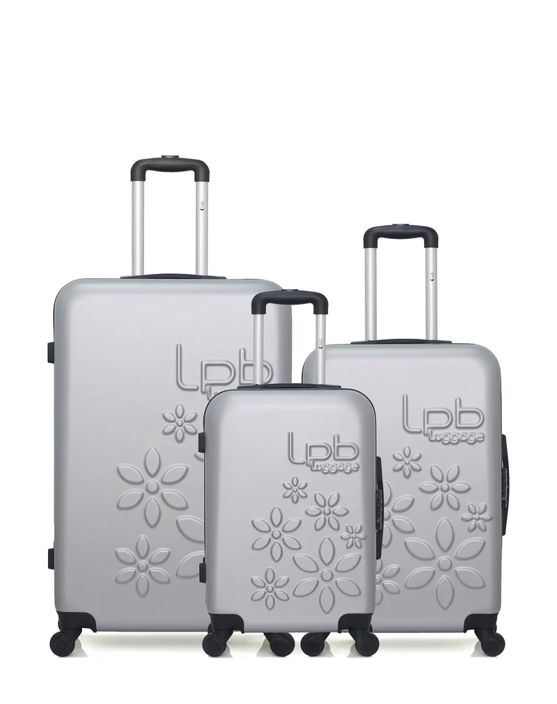 LPB LUGGAGE - 3er-Pack – Großer Koffer, mittelgroßer Koffer und Handgepäck ELEONOR