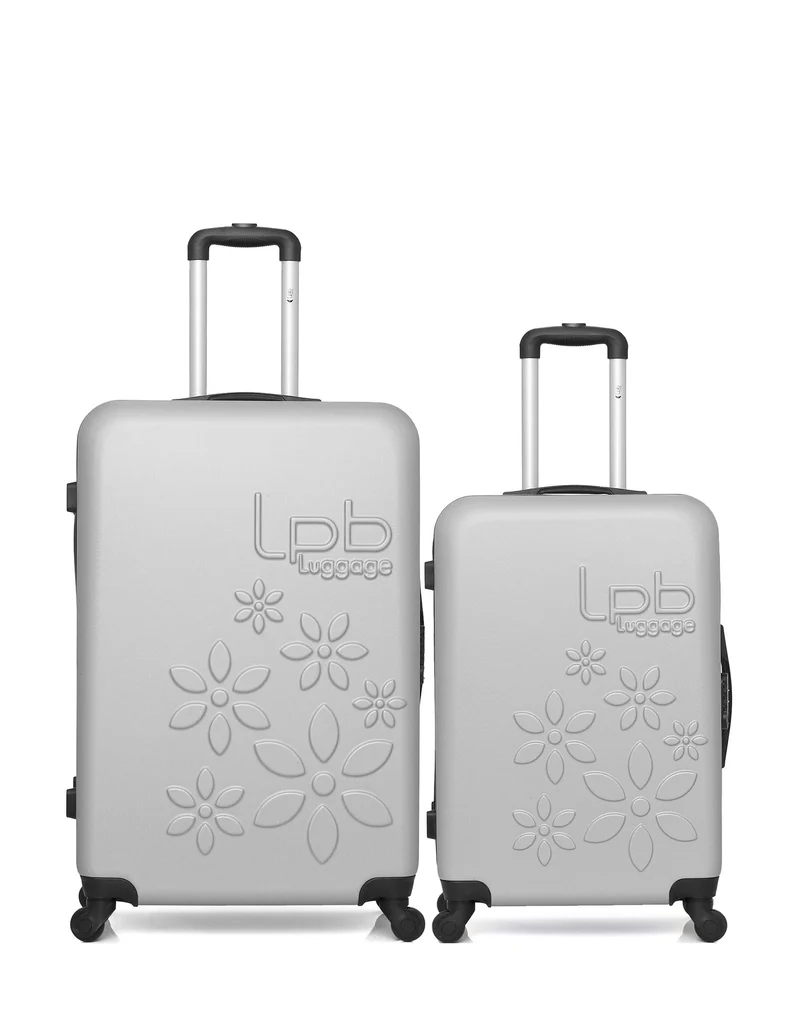 LPB LUGGAGE - 2er-Pack - Großer und mittelgroßer Koffer ELEONOR