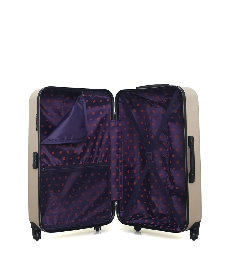 LPB LUGGAGE - 2er-Pack - Großer und mittelgroßer Koffer ELEONOR