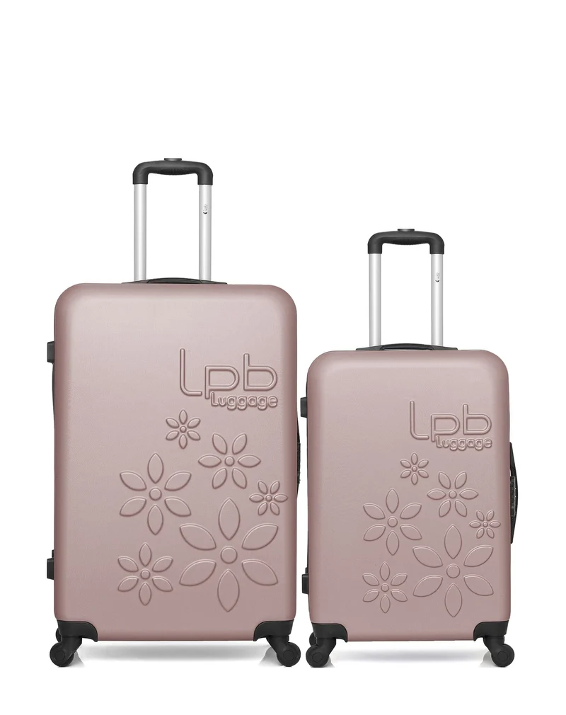 LPB LUGGAGE - 2er-Pack - Großer und mittelgroßer Koffer ELEONOR