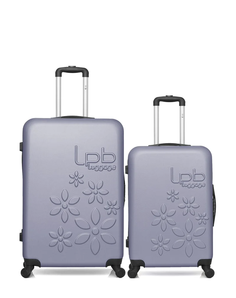LPB LUGGAGE - 2er-Pack - Großer und mittelgroßer Koffer ELEONOR
