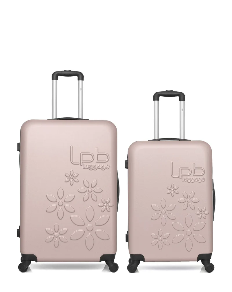 LPB LUGGAGE - 2er-Pack - Großer und mittelgroßer Koffer ELEONOR