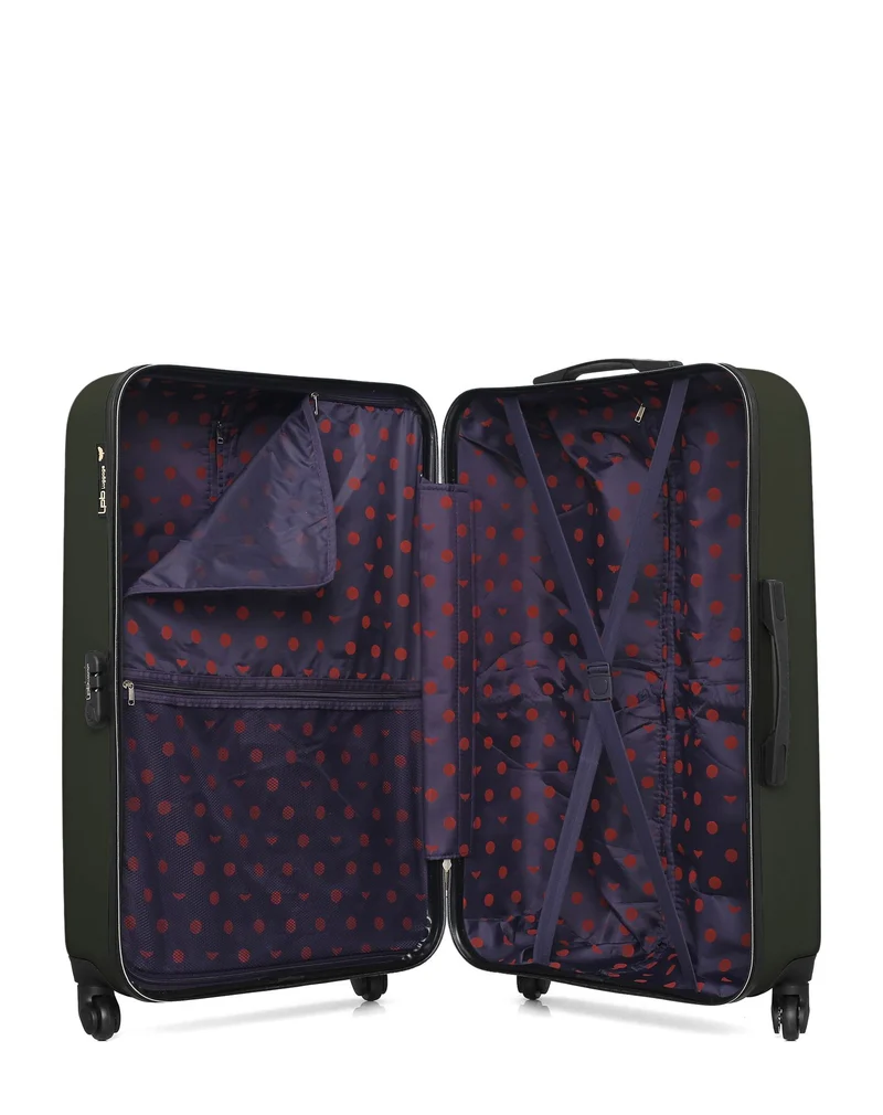 LPB LUGGAGE - 2er-Pack - Großer und mittelgroßer Koffer ELEONOR