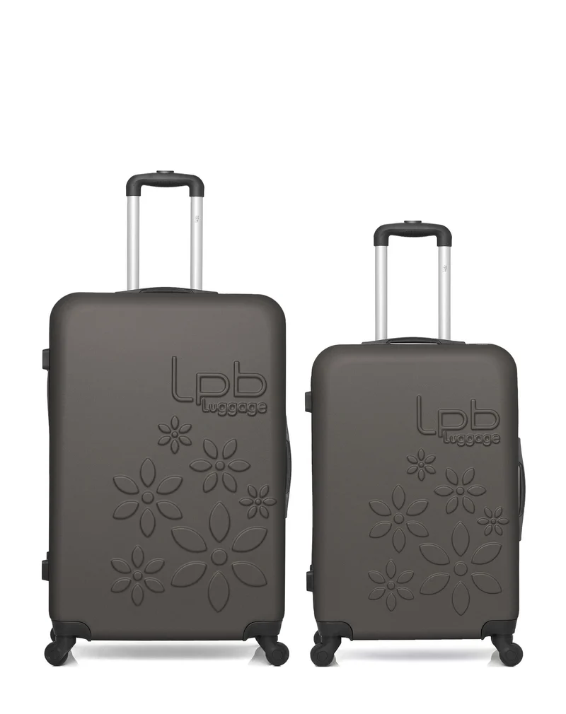 LPB LUGGAGE - 2er-Pack - Großer und mittelgroßer Koffer ELEONOR