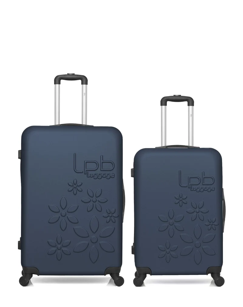 LPB LUGGAGE - 2er-Pack - Großer und mittelgroßer Koffer ELEONOR