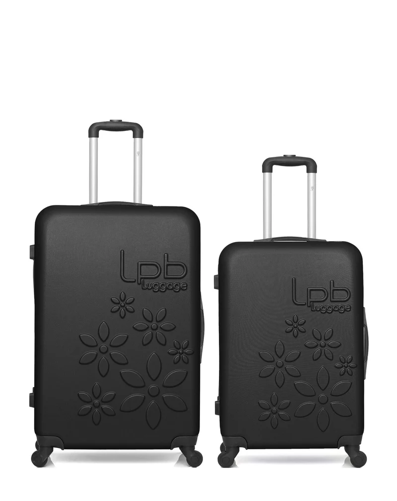 LPB LUGGAGE - 2er-Pack - Großer und mittelgroßer Koffer ELEONOR