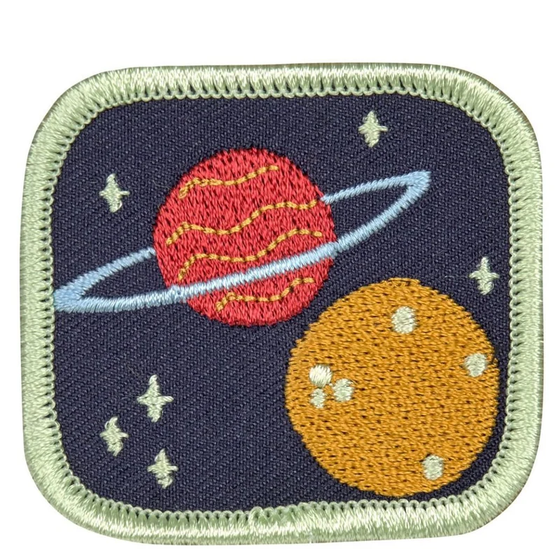 Lässig Zubehör School Patches Set - Anhänger/Patches (Space)