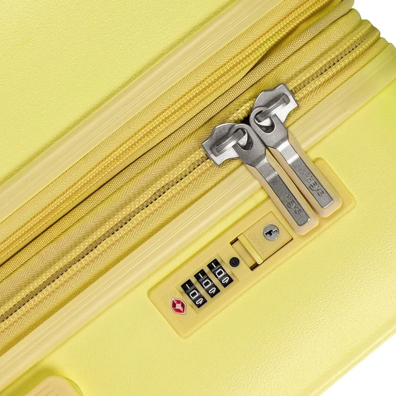Heys Pastel - 4-Rollen-Trolley M 66 cm erw. (gelb)