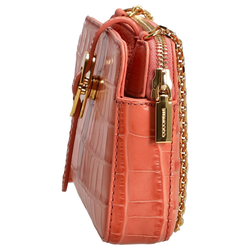 Coccinelle Mini Bag Croco Soft - Umhängetasche 20 cm (geranium)