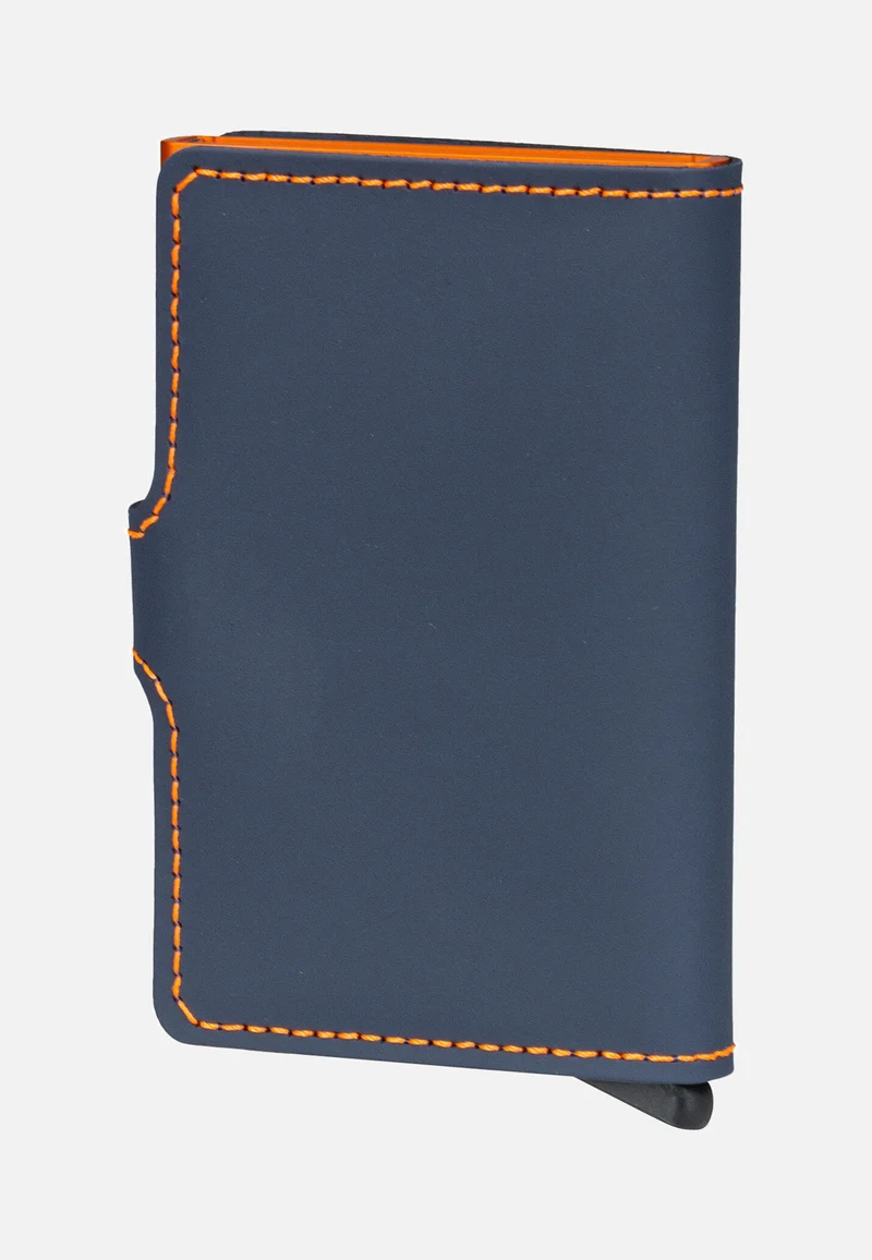 Miniwallet Matte Night Blue-Orange - Portemonnaie