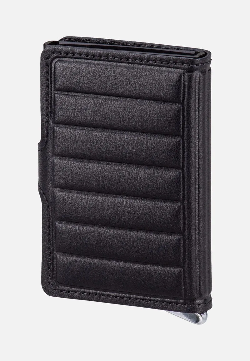 Premium Miniwallet+ Emboss Lin Black - Portemonnaie