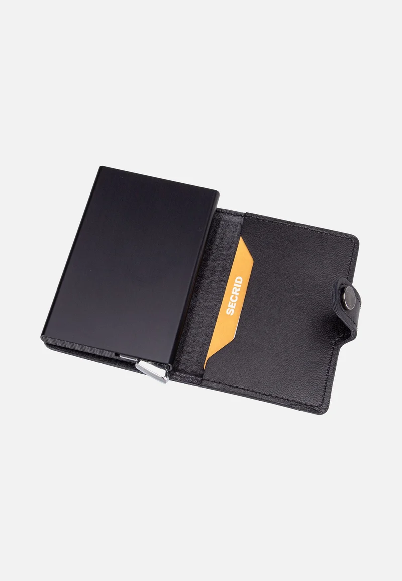 Premium Miniwallet+ Emboss Lin Black - Portemonnaie