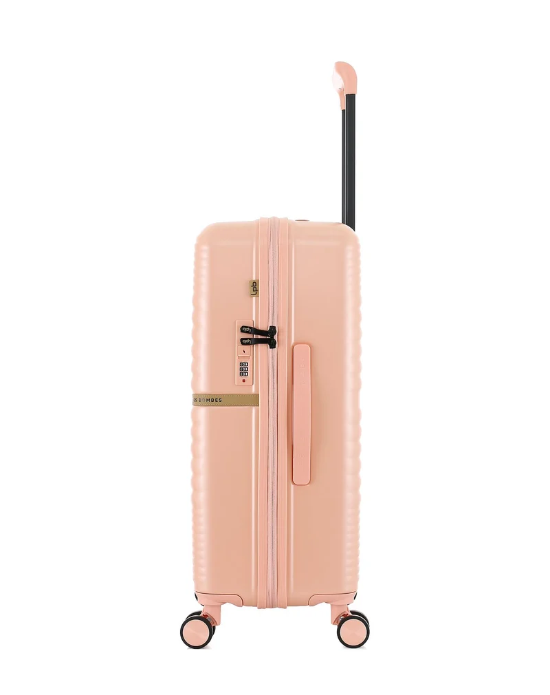 3er-Pack Hartschalenkoffer: Mittelgroßer Koffer, Handgepäck und Handgepäck XS CELIA