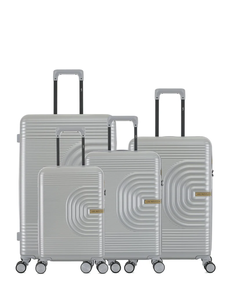 4er-Pack Hartschalenkoffer: Großer Koffer, mittelgroßer Koffer, Handgepäck und Handgepäck XS CELIA
