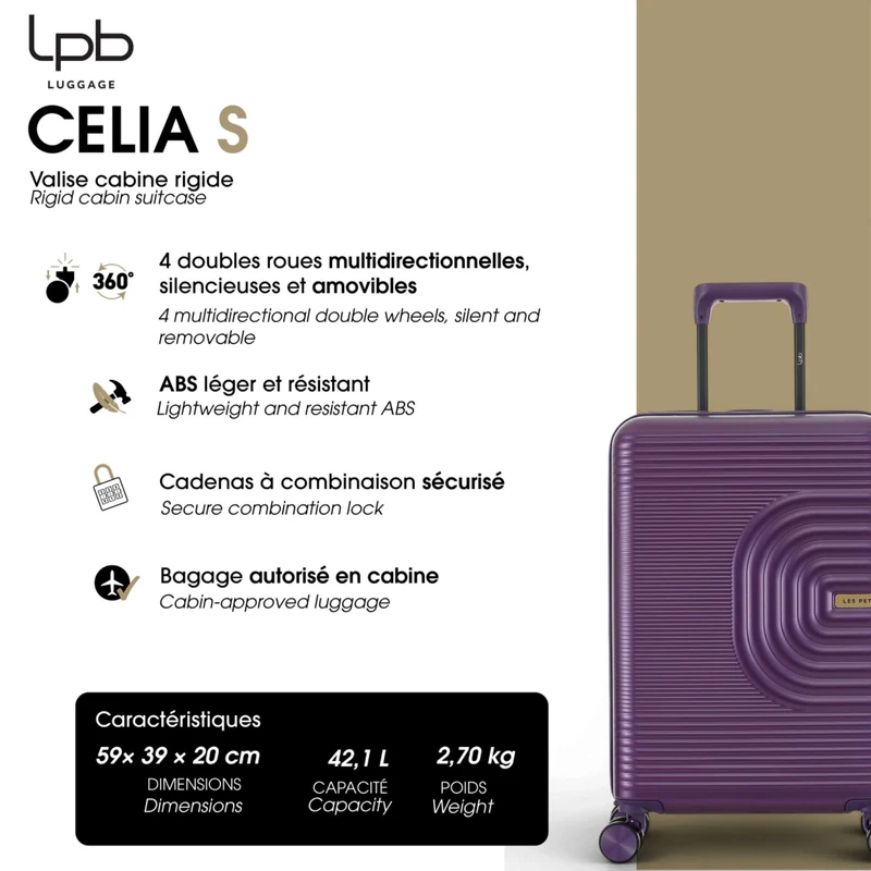 Hartschalenhandgepäck CELIA