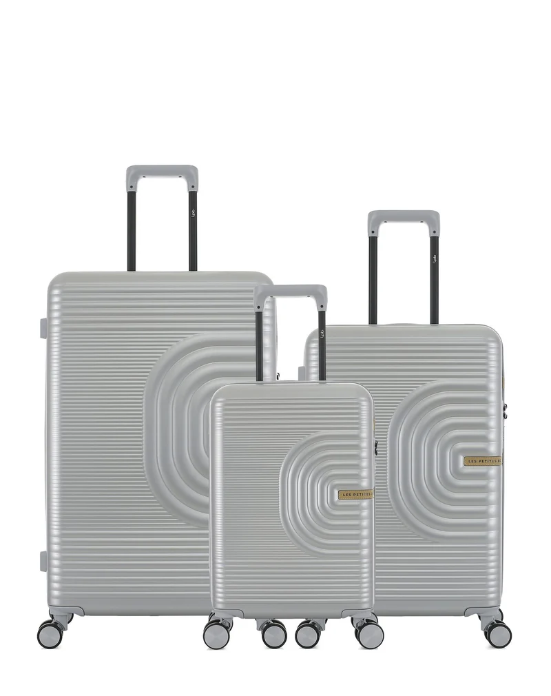 3er-Pack Hartschalenkoffer: Großer Koffer, mittelgroßer Koffer und Handgepäck XS CELIA