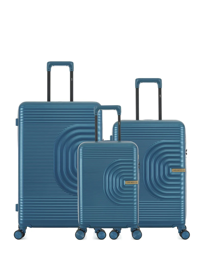 3er-Pack Hartschalenkoffer: Großer Koffer, mittelgroßer Koffer und Handgepäck XS CELIA