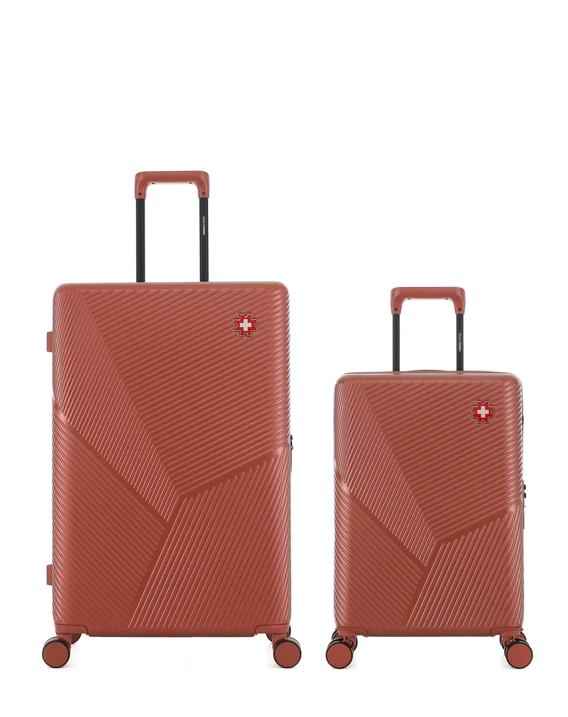 2er-Pack Hartschalenkoffer: Großer Koffer und Handgepäck FRIBOURG