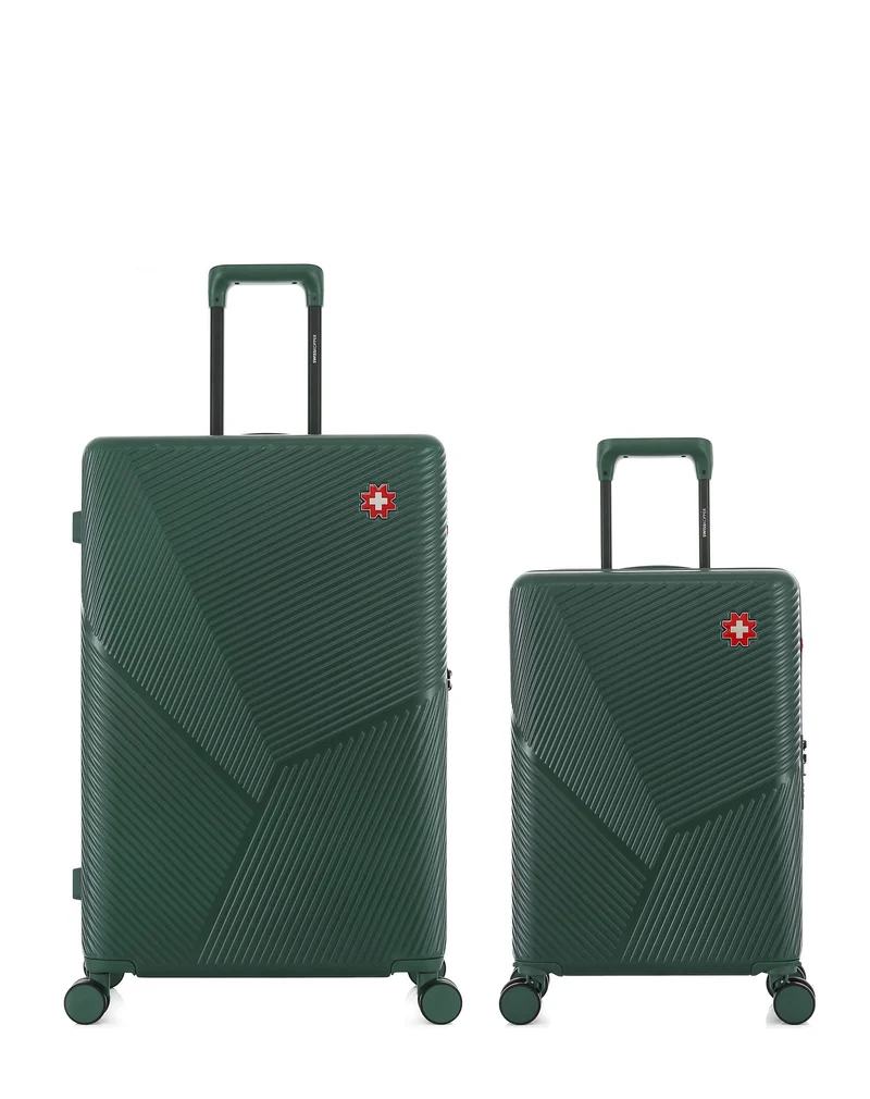 2er-Pack Hartschalenkoffer: Großer Koffer und Handgepäck FRIBOURG