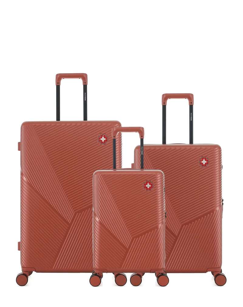 3er-Pack Hartschalenkoffer: Großer Koffer, mittelgroßer Koffer und Handgepäck XS FRIBOURG